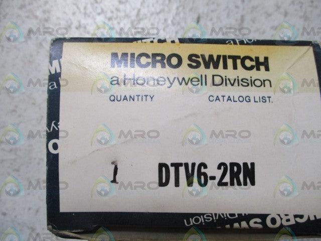 MICROSWITCH DTV6-2RN ENCLOSED LIMIT SWITCH (GREY BODY)(AS PICTURED) *NEW IN BOX*