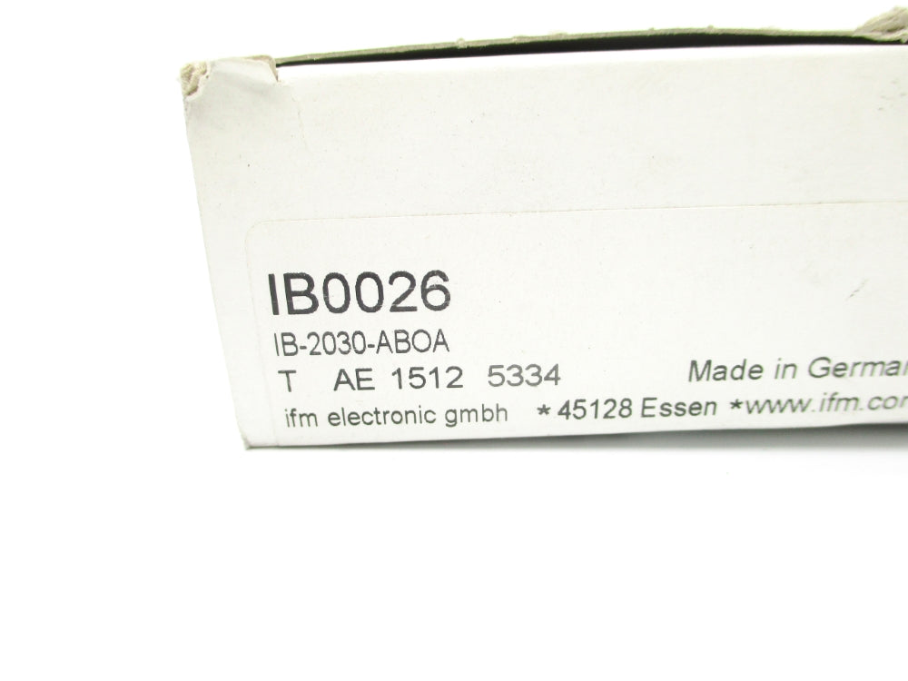 IFM EFECTOR IB-2030-ABOA IB0026 NSMP