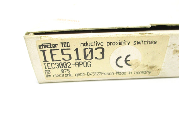 IFM EFECTOR IEC3002-APOG IE5103 NSMP