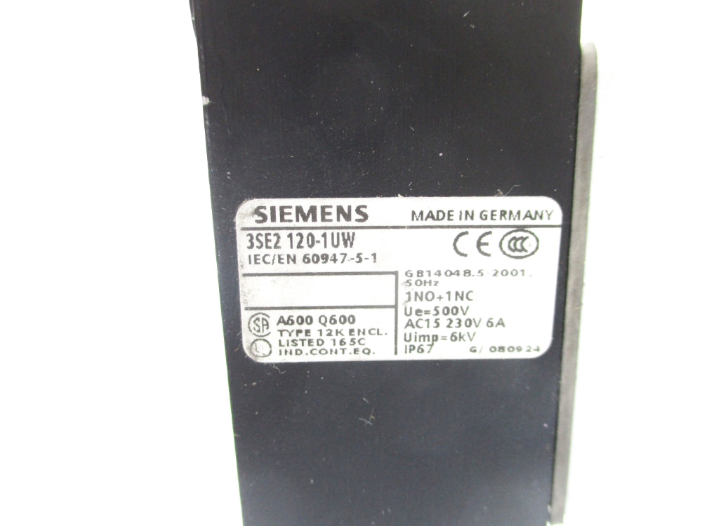 SIEMENS 3SE2120-1UW (AS PICTURED) NSNP