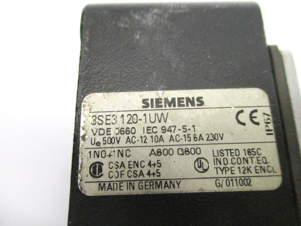 SIEMENS 3SE3120-1UW UNMP