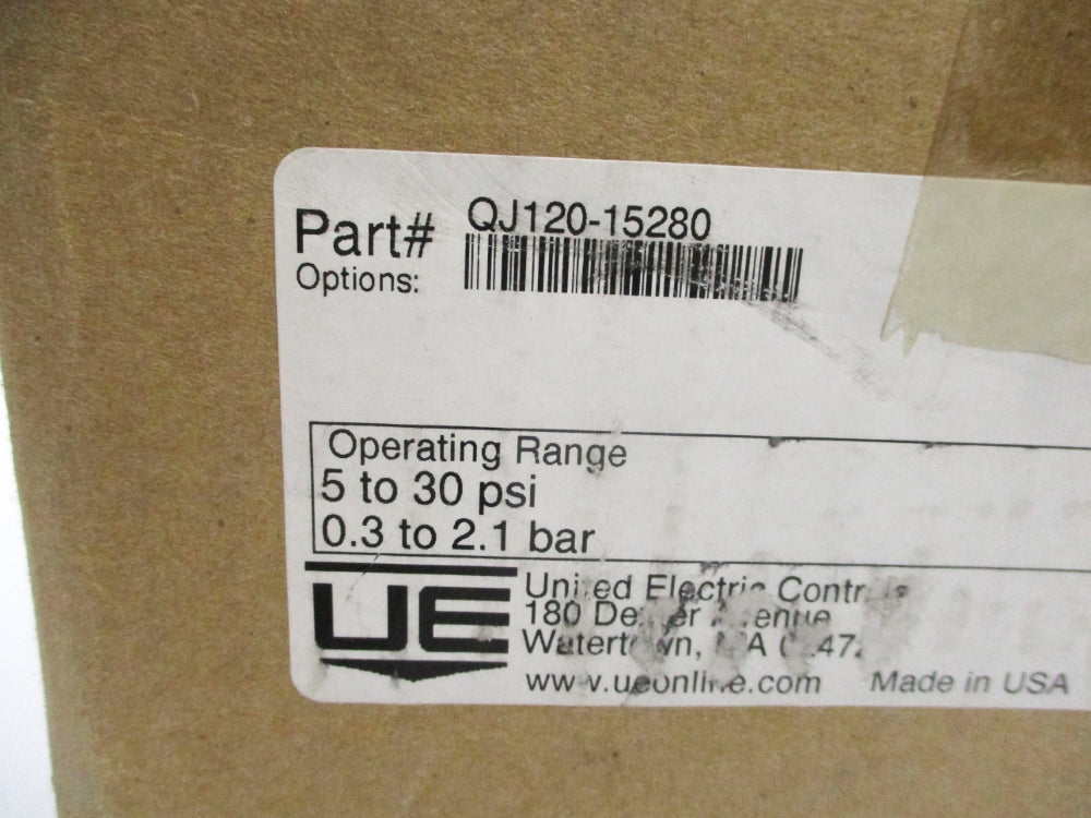 UNITED ELECTRIC QJ120-15280 5-30PSI NSMP