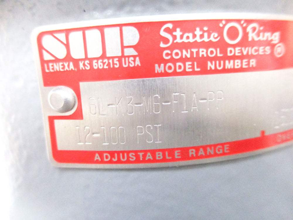 SOR 6L-K3-M6-F1A-PP 12-100PSI NSNP