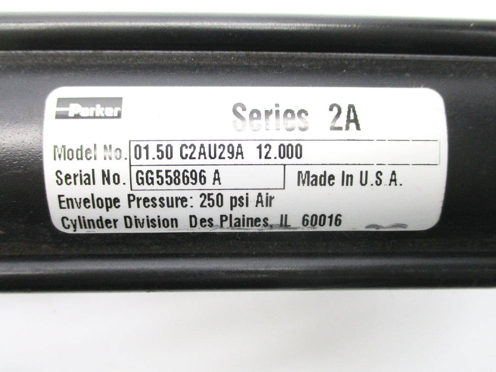 PARKER 01.50C2AU29A12.00 SER. 2A 250PSI UNMP