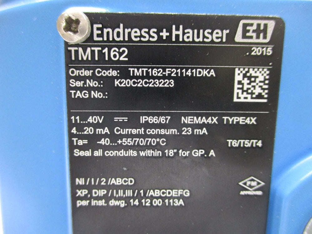 ENDRESS+HAUSER TMT162-F21141DKA NSNP