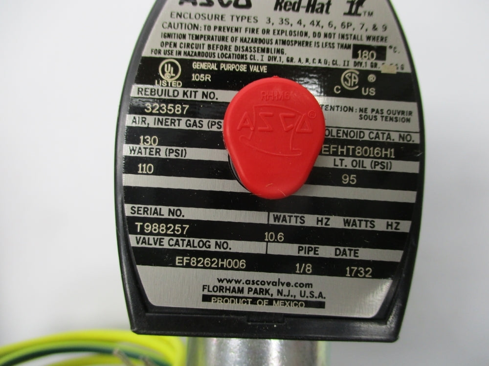 ASCO EF8262H006 24/DC 95-130PSI NSNP
