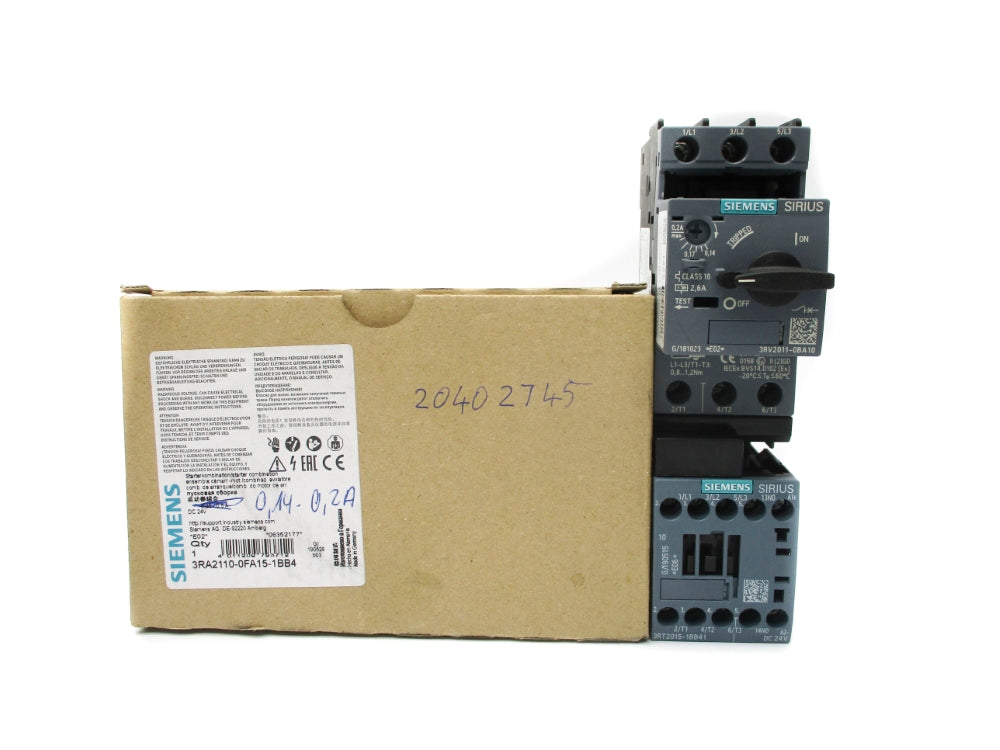 SIEMENS 3RA2110-0FA15-1BB4 NSMP