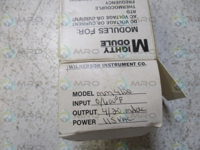 WILKERSON MIGHT MODULE MM4100 RELAY 0-600F *NEW IN BOX*