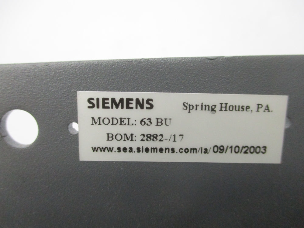 SIEMENS 63BU NSNP