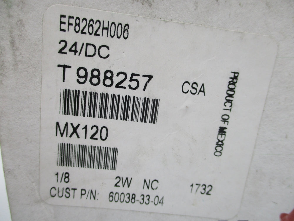 ASCO EF8262H006 24/DC 130PSI NSMP