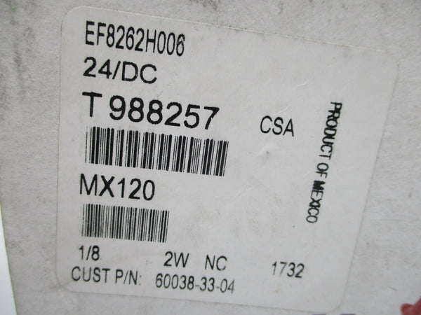 ASCO EF8262H006 24/DC 130PSI NSMP