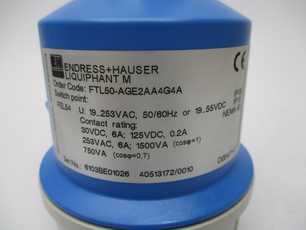 ENDRESS+HAUSER FTL50-AGE2AA4G4A NSNP