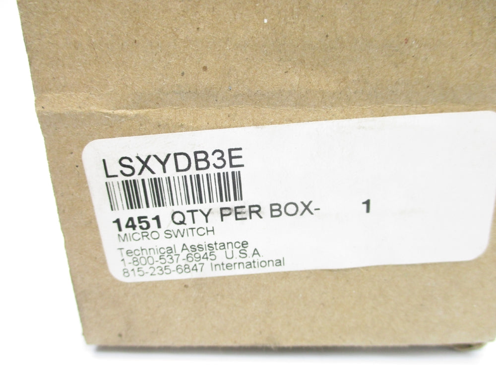MICRO SWITCH LSXYDB3E NSMP