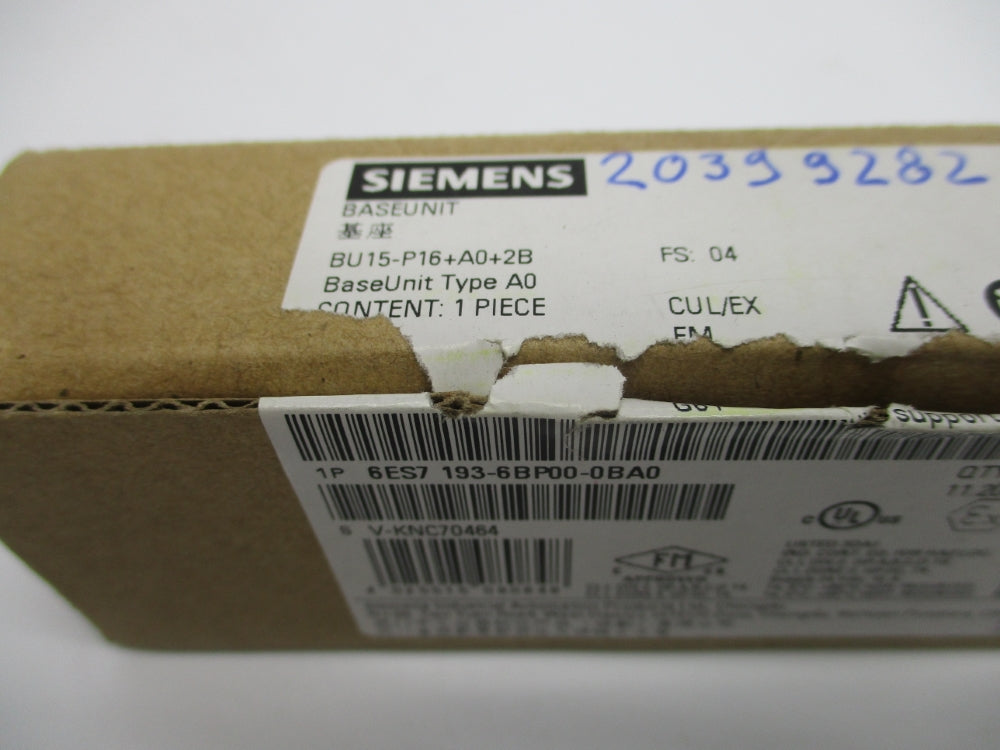 SIEMENS 6ES7193-6BP00-0BA0 NSMP