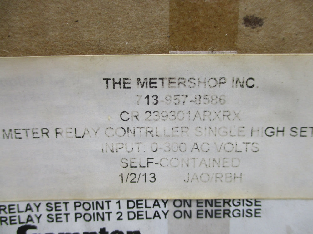 CROMPTON 713-957-8586 CR239301ARXRX 0-300ACV NSMP