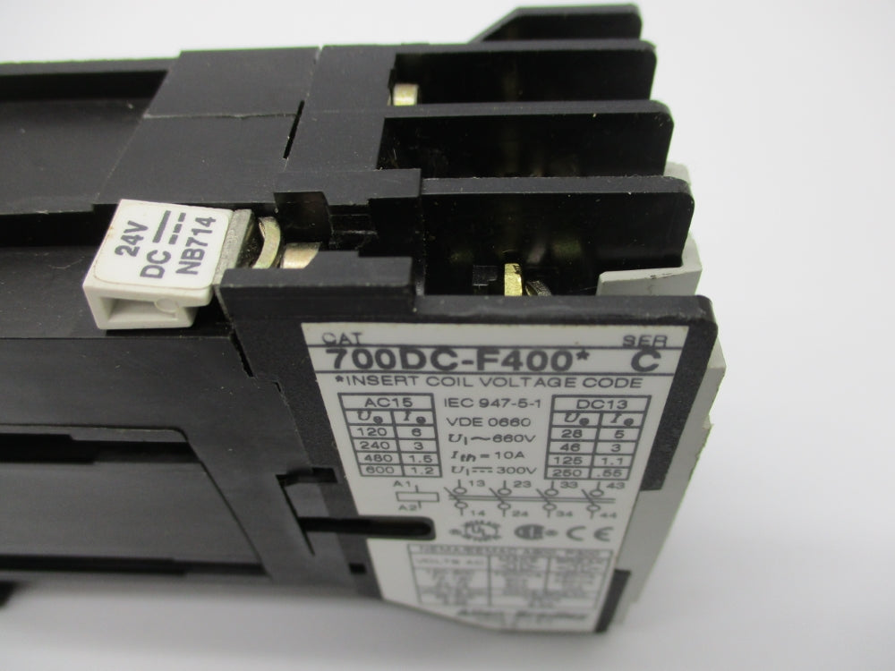 ALLEN BRADLEY 700DC-F400J SER. C 24V NSNP