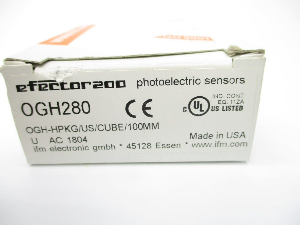 IFM EFECTOR OGH-HPKG/US/CUBE/100MM OGH280 NSMP