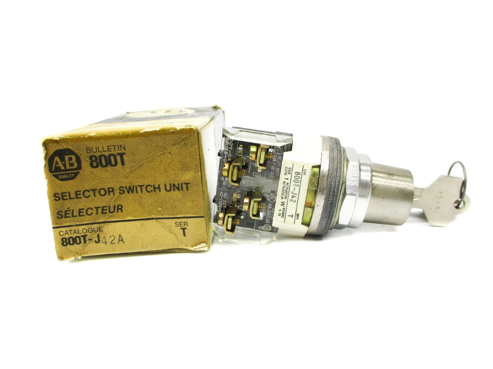 ALLEN BRADLEY 800T-J42A SER. T (BK/YL) NSMP