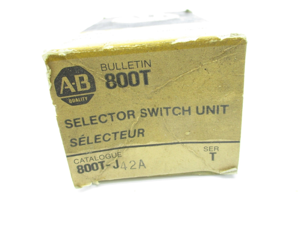 ALLEN BRADLEY 800T-J42A SER. T (BK/YL) NSMP