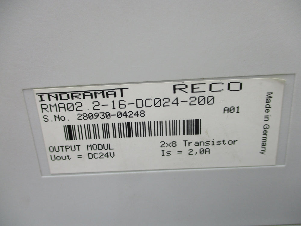 INDRAMAT RMA02.2-16-DC024-200 24VDC NSNP