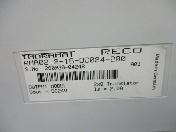 INDRAMAT RMA02.2-16-DC024-200 24VDC NSNP