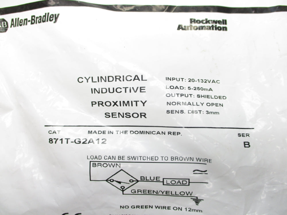 ALLEN BRADLEY 871T-G2A12 SER. B NSMP