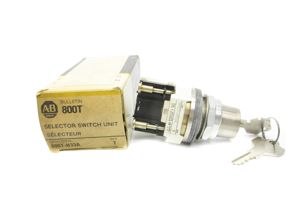 ALLEN BRADLEY 800T-H33A SER. T (BK/YL) NSMP
