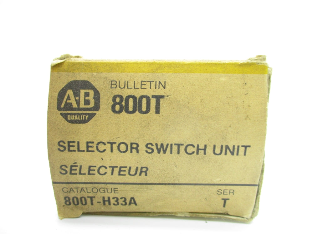 ALLEN BRADLEY 800T-H33A SER. T (BK/YL) NSMP