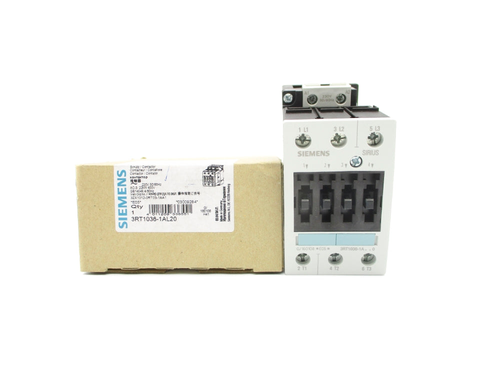 SIEMENS 3RT1036-1AL20 230V NSMP