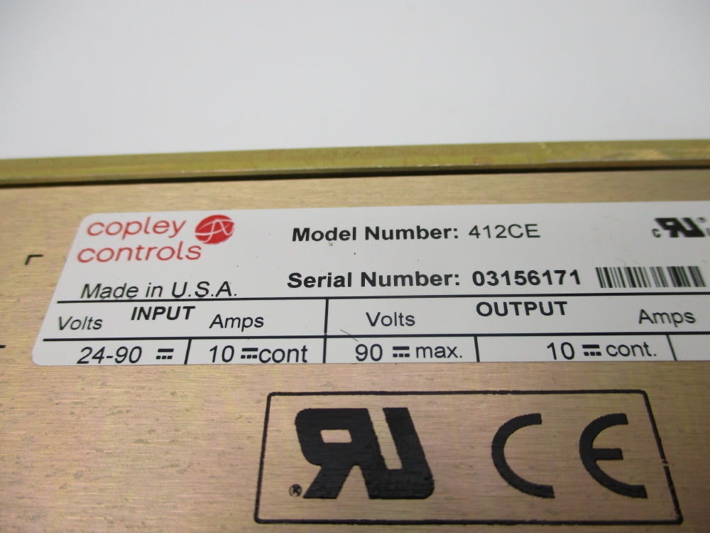 COPLEY CONTROLS 412CE NSNP