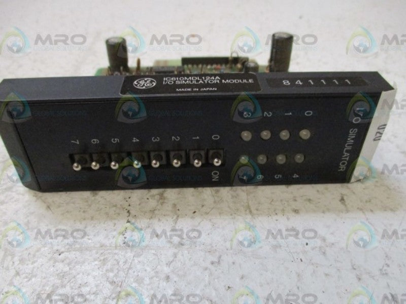 GE FANUC SERIES ONE IC610MDL124A I/O SIMULATOR MODULE *NEW IN BOX*