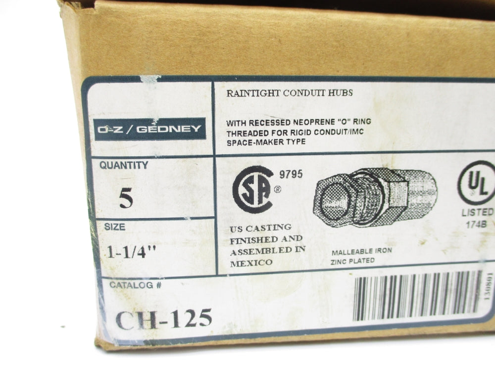 APPLETON CH-125 (PKG OF 5) NSMP
