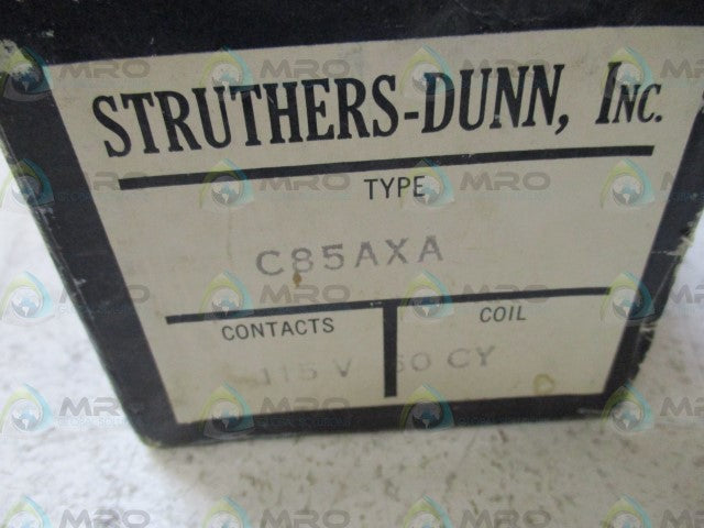 STRUTHERS-DUNN C85AXA RELAY 115V *NEW IN BOX*