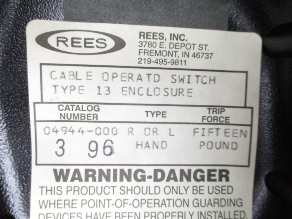 REES 04944-000 UNMP
