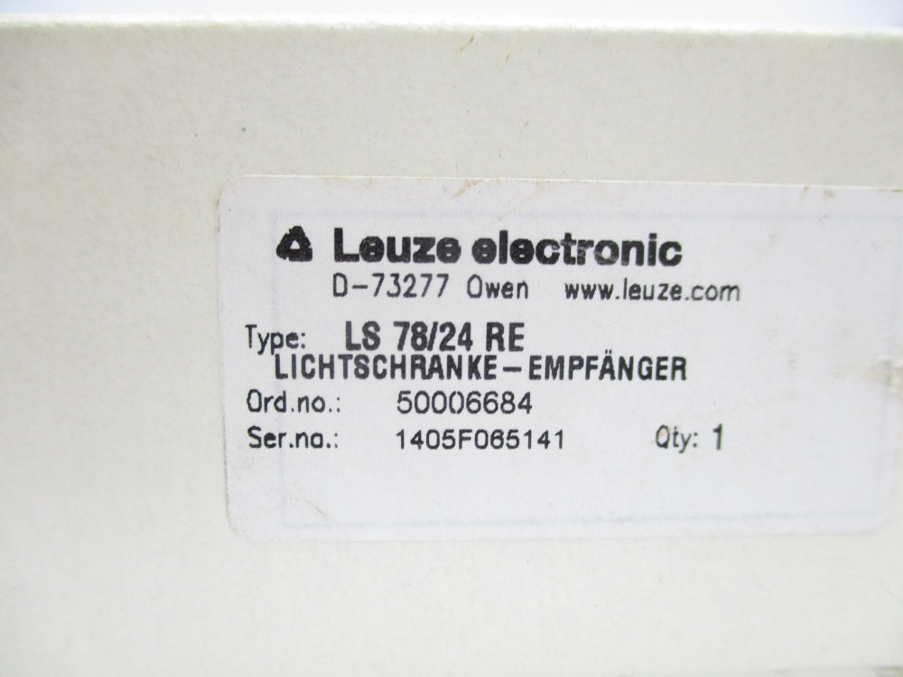 LEUZE ELECTRONIC LS78/24RE NSMP
