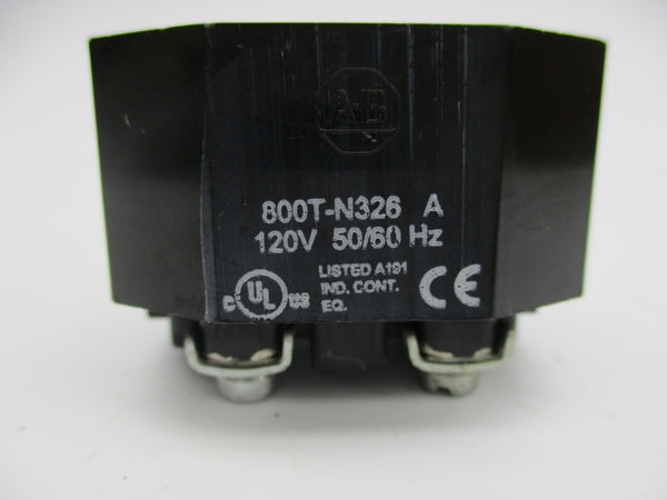ALLEN BRADLEY 800T-N326 SER. A 120V NSNP