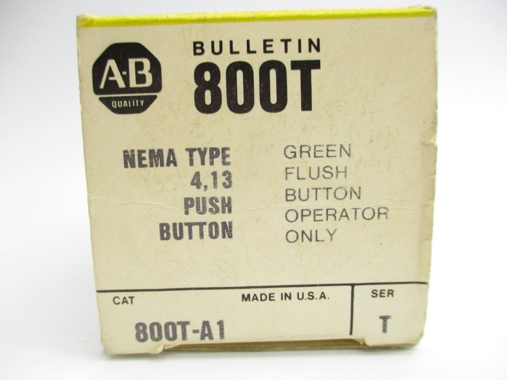 ALLEN BRADLEY 800T-A1 SER. T (BK/YL) NSMP