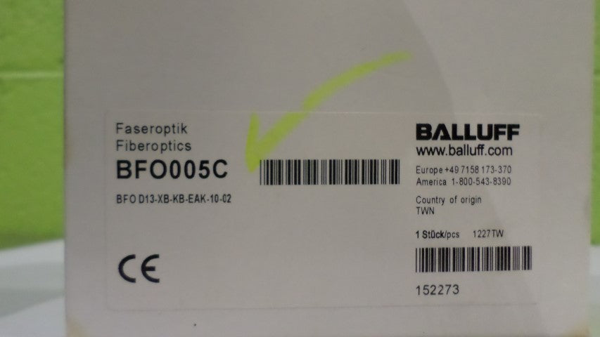 BALLUFF BFO005C FIBER OPTICS *NEW IN BOX*