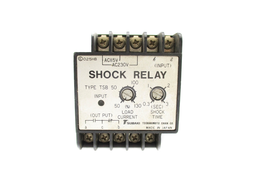 TSUBAKI TSB50 230VAC 50-130A 0.3/3S UNMP