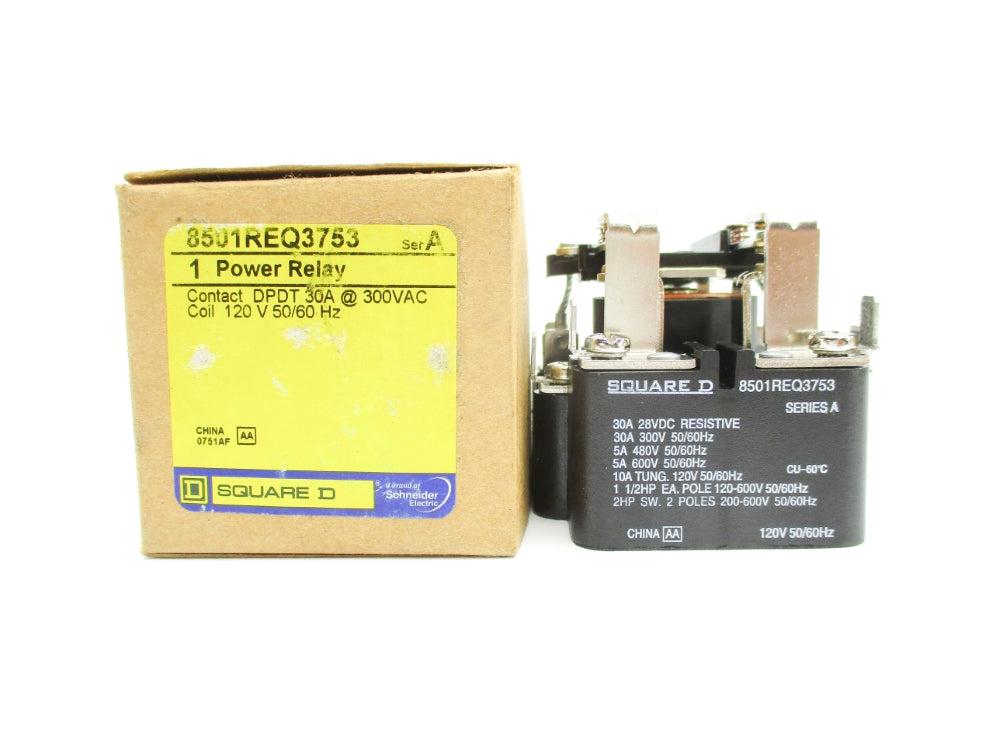 SQUARE D 8501REQ3753 SER. A 120V 30A NSMP
