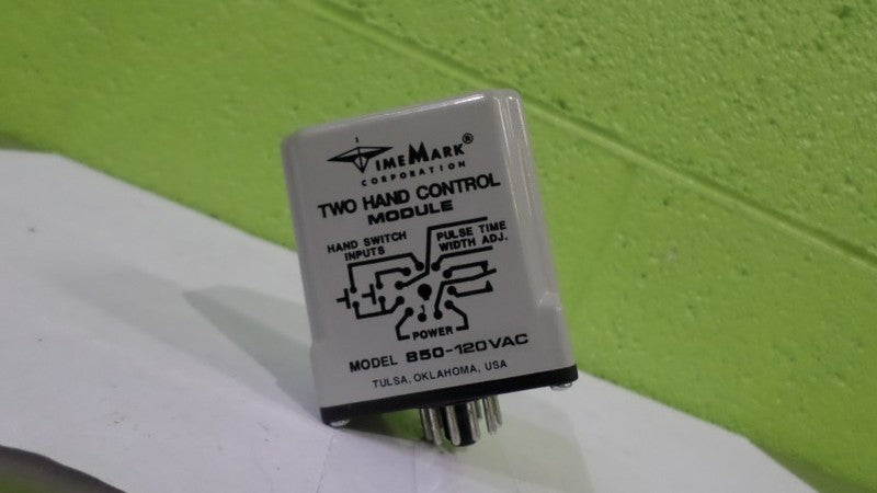 TIME MARK CORP. 850-120VAC TWO HANDED CONTROL MODULE *NEW IN BOX*
