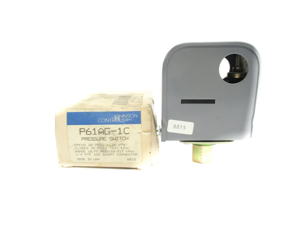JOHNSON CONTROLS P61AG-1C 10/75PSI NSMP