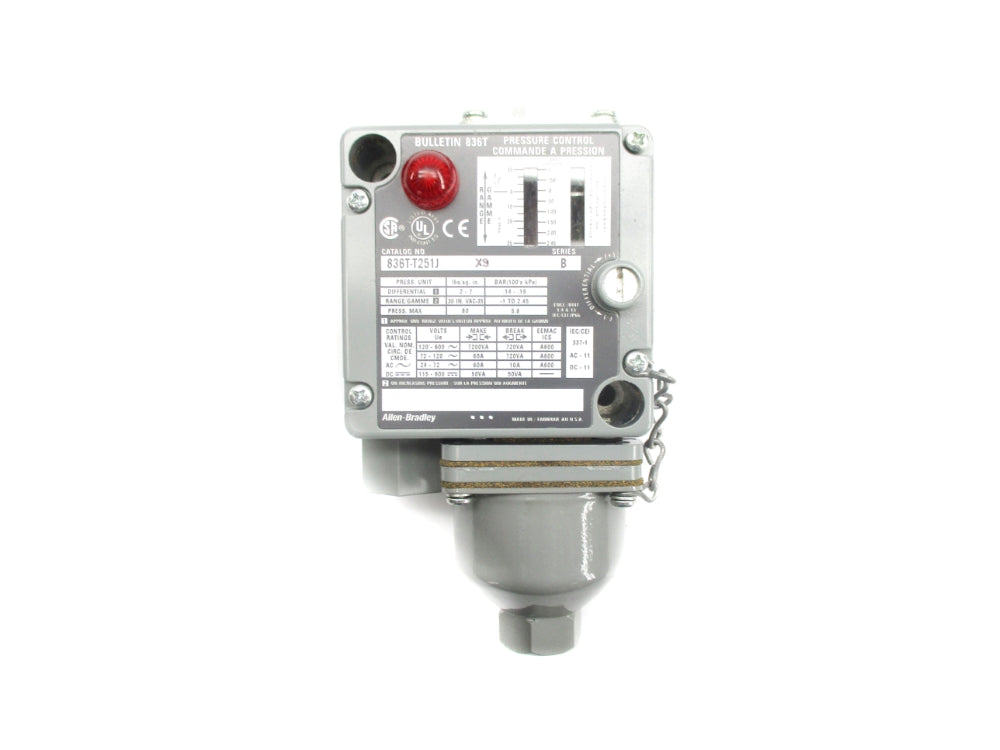 ALLEN BRADLEY 836T-T251JX9 SER. B 80PSI NSNP