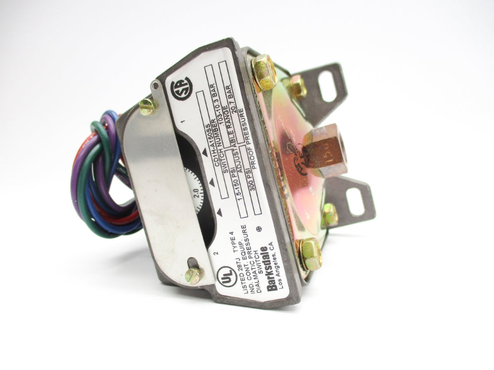 BARKSDALE CD1H-A150SS 600VAC 10A 1.5-150PSI NSMP