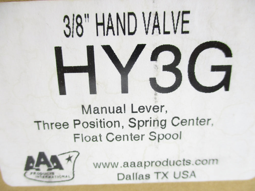 AAA PRODUCTS HY3G NSMP