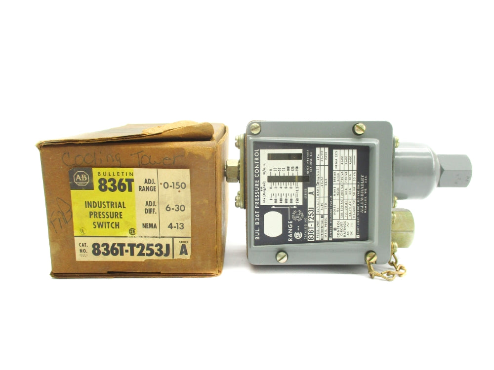 ALLEN BRADLEY 836T-T253J SER. A 0-150PSI (BR/YL) NSMP