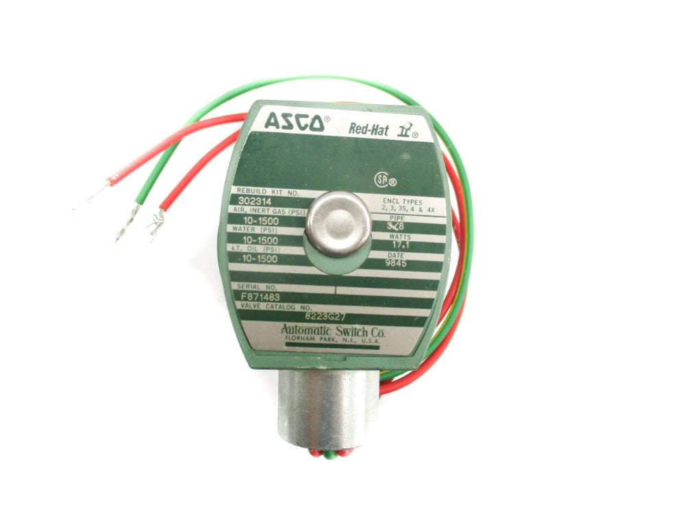 ASCO 8223G27 10-1500PSI 120/60 110/50 NSNP