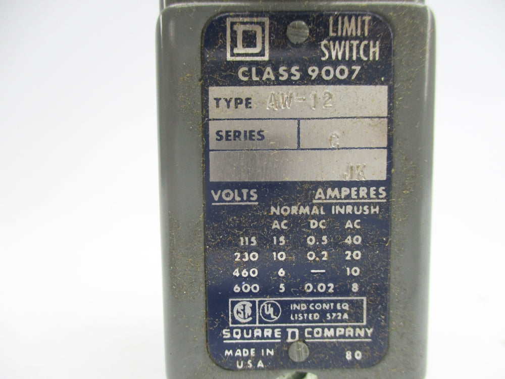 SQUARE D 9007AW12 SER. C NSNP