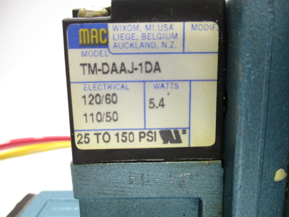MAC 82A-BC-CKA-TM-DAAP-1DA 120/110V 25-150PSI NSNP