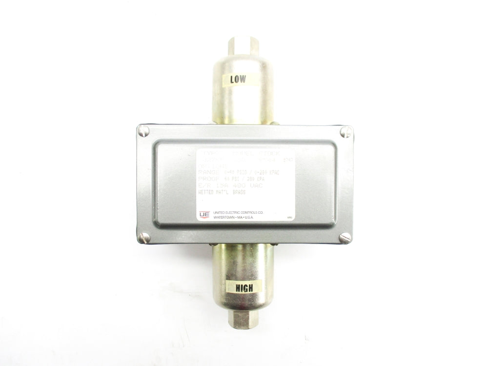 UNITED ELECTRIC J27KB150 125/250VAC 15A 0-40PSI NSNP
